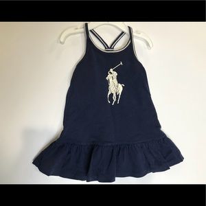Like new Polo Ralph Lauren baby girl dress- 9M